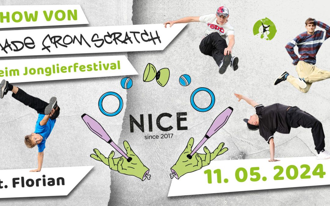 Made From Scratch Crew beim Jonglierfestival in St. Florian